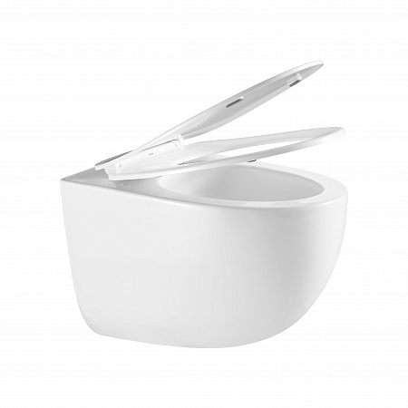 Подвесной унитаз безободковый Terminus Енисей Монолит 560х390 белый Альметьевск - фото 7