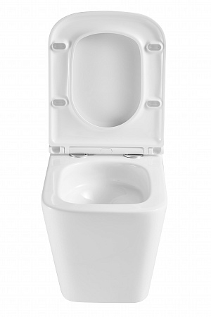 Подвесной унитаз безободковый Terminus Ватикан Монолит 490х340 белый Альметьевск - фото 7