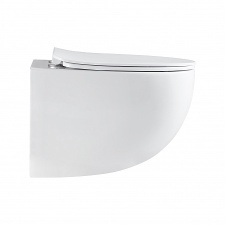 Подвесной унитаз безободковый Terminus Енисей Монолит 560х390 белый Альметьевск - фото 4